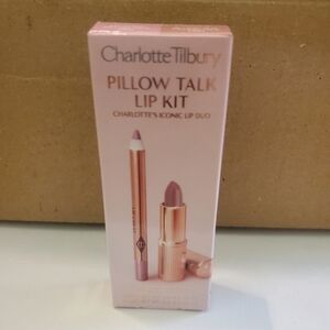 Charlotte Tilbury MINI Pillow Talk Lipstick + Liner Set. BNIB